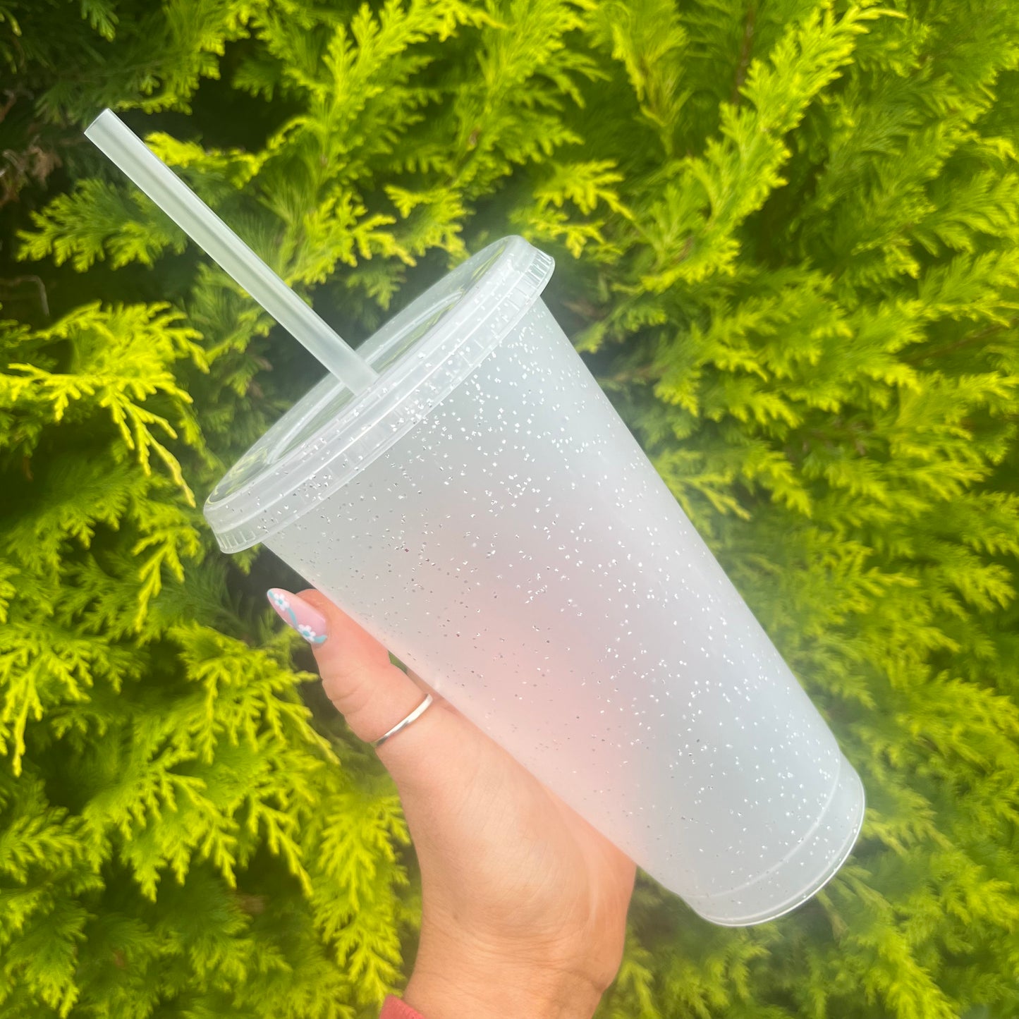 24oz Glitter Cold Cups