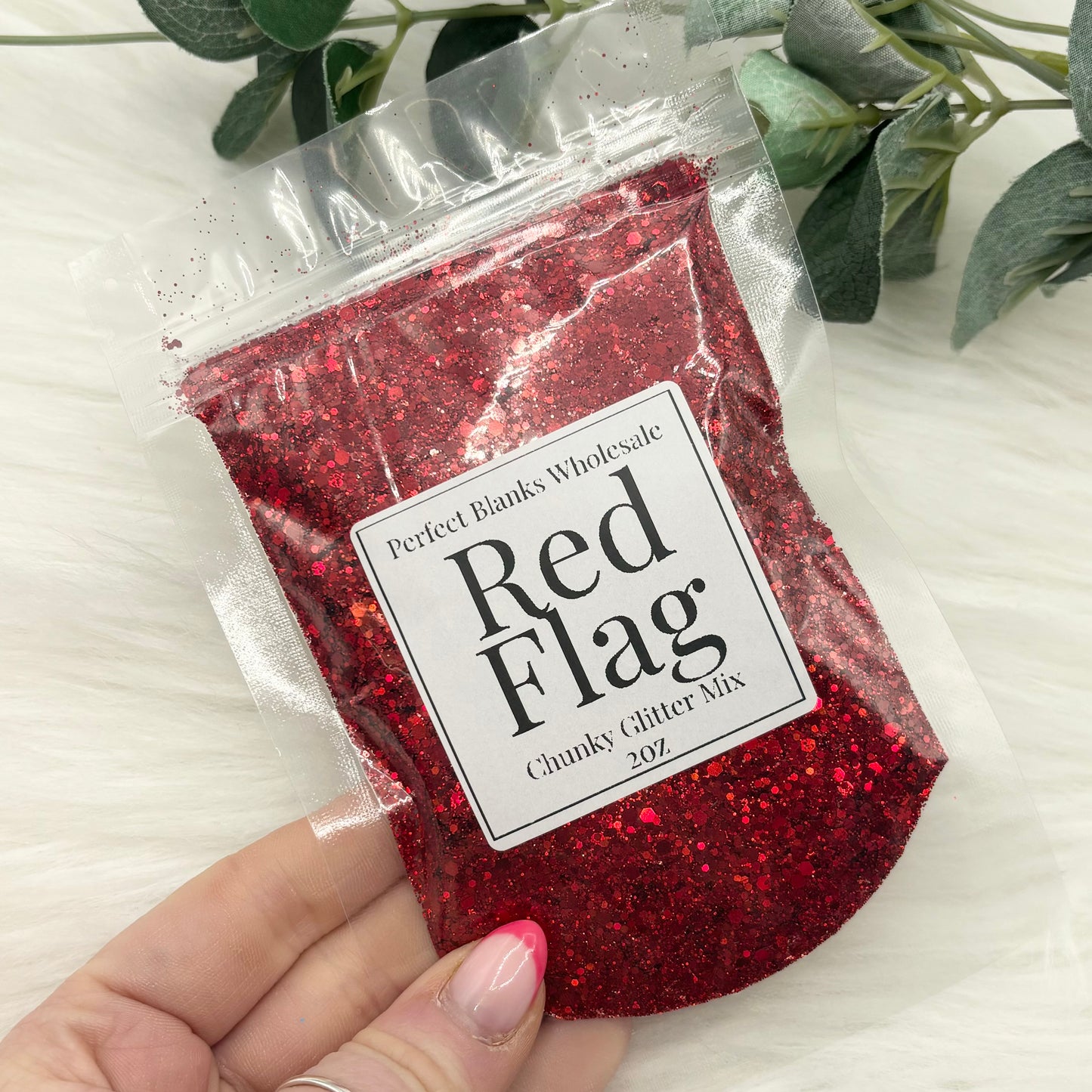 Red Flag - Chunky Glitter Mix