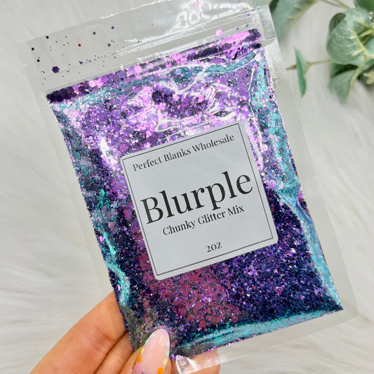 Blurple - Chunky Glitter Mix