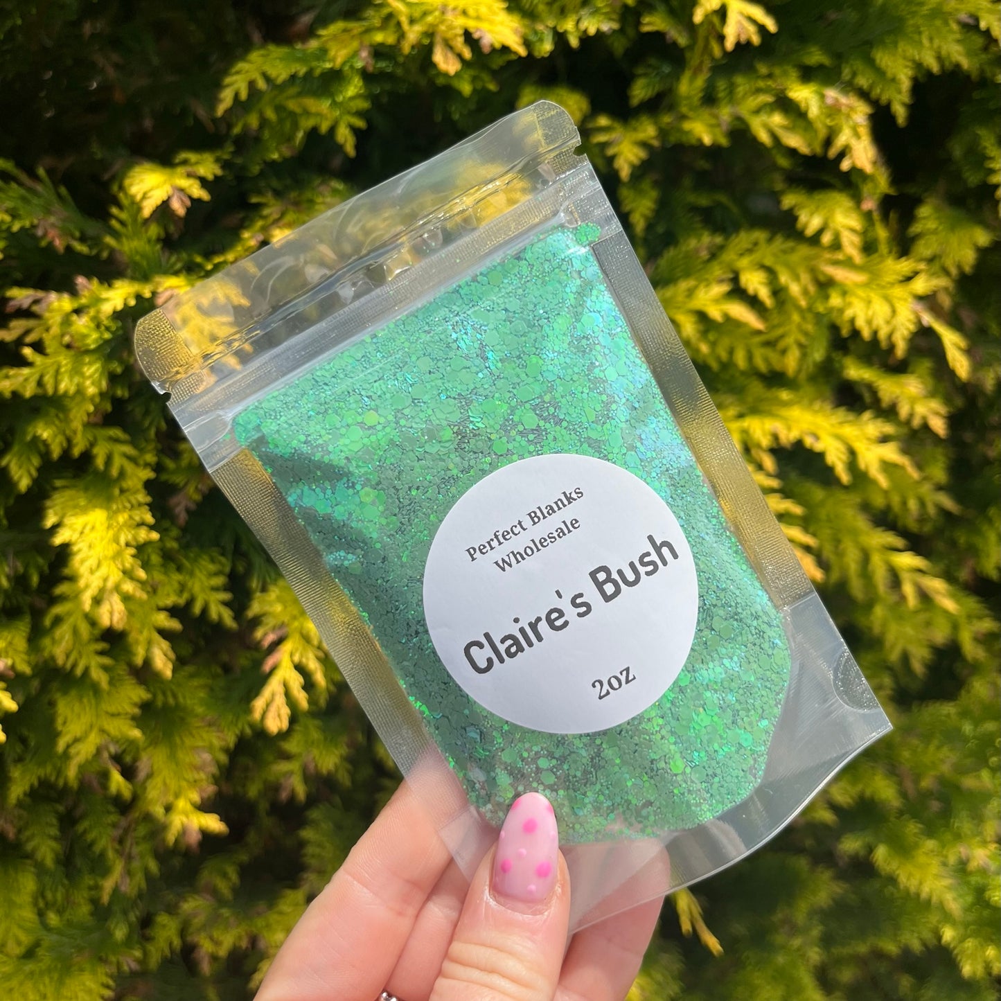 Claire's Bush - Chunky Glitter