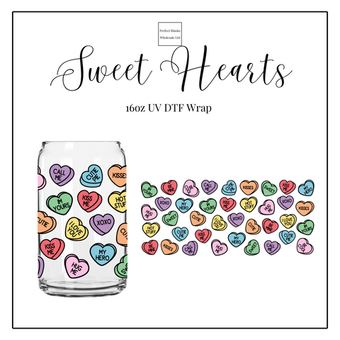 Sweet Hearts 16oz UVDTF