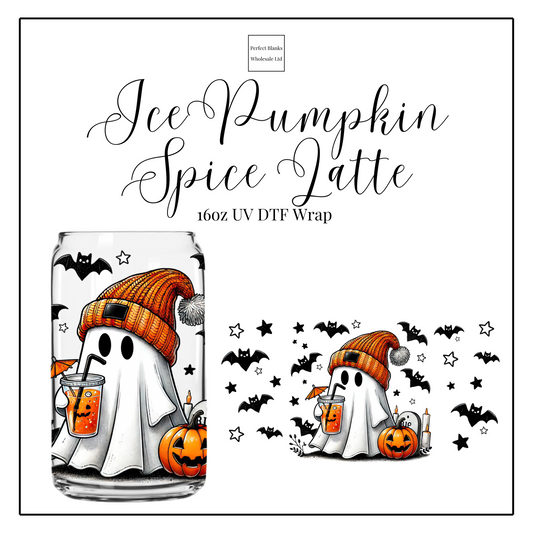 Iced Pumpkin Spiced Latte 16oz UVDTF