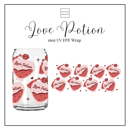 Love Potion 16oz UV DTF