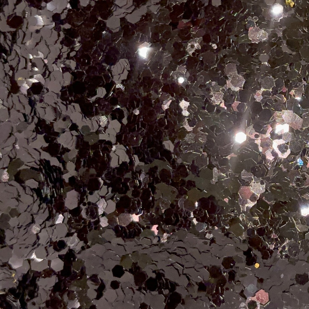 Pitch Black - Chunky Glitter Mix