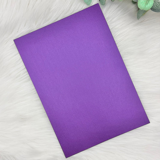 Royal Purple A4 Pearl Finish Cardstock | 300GSM