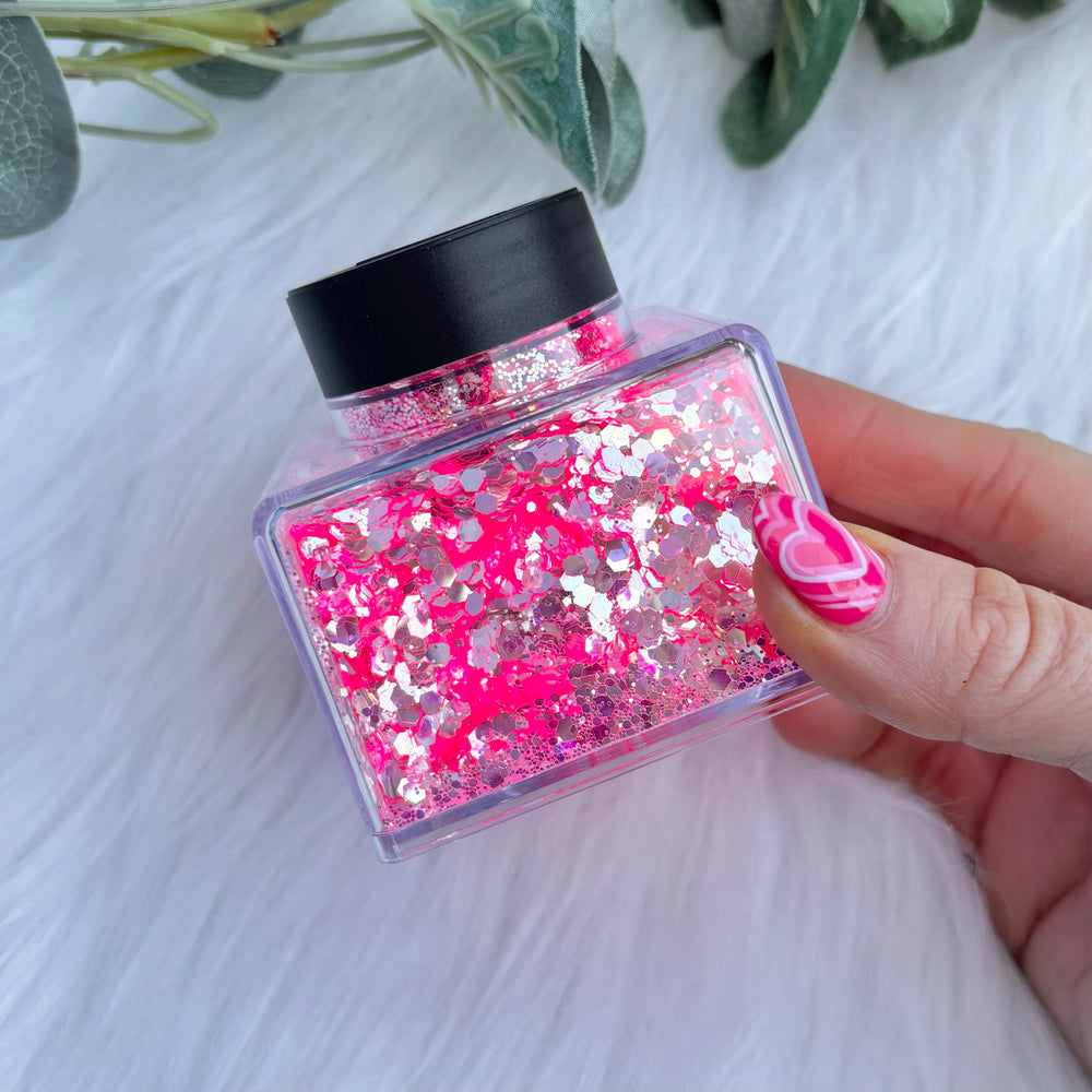2oz Glitter Shaker Stacker Jar