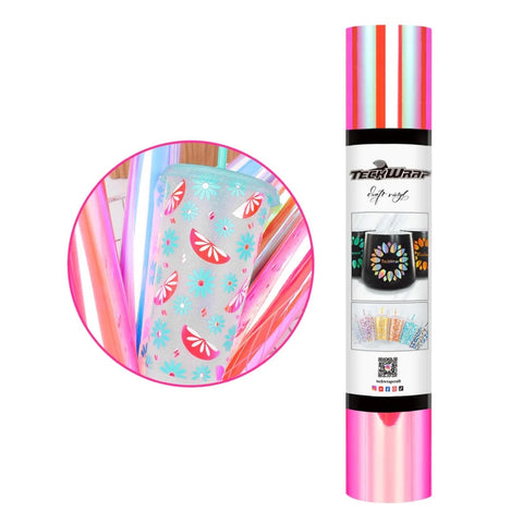 Teckwrap Hot Pink Opal Adhesive Vinyl - 5ft