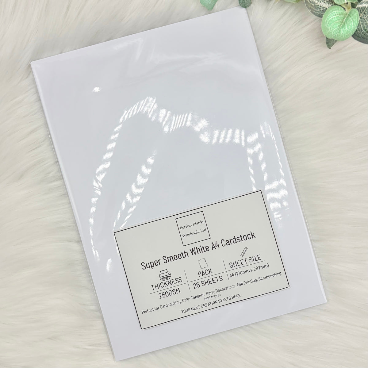 Super Smooth A4 White Cardstock | 250GSM - 300GSM - 350GSM