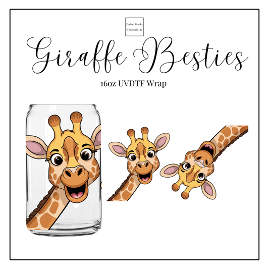 Giraffe Besties 16oz UVDTF