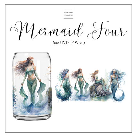 Mermaid Four 16oz UVDTF