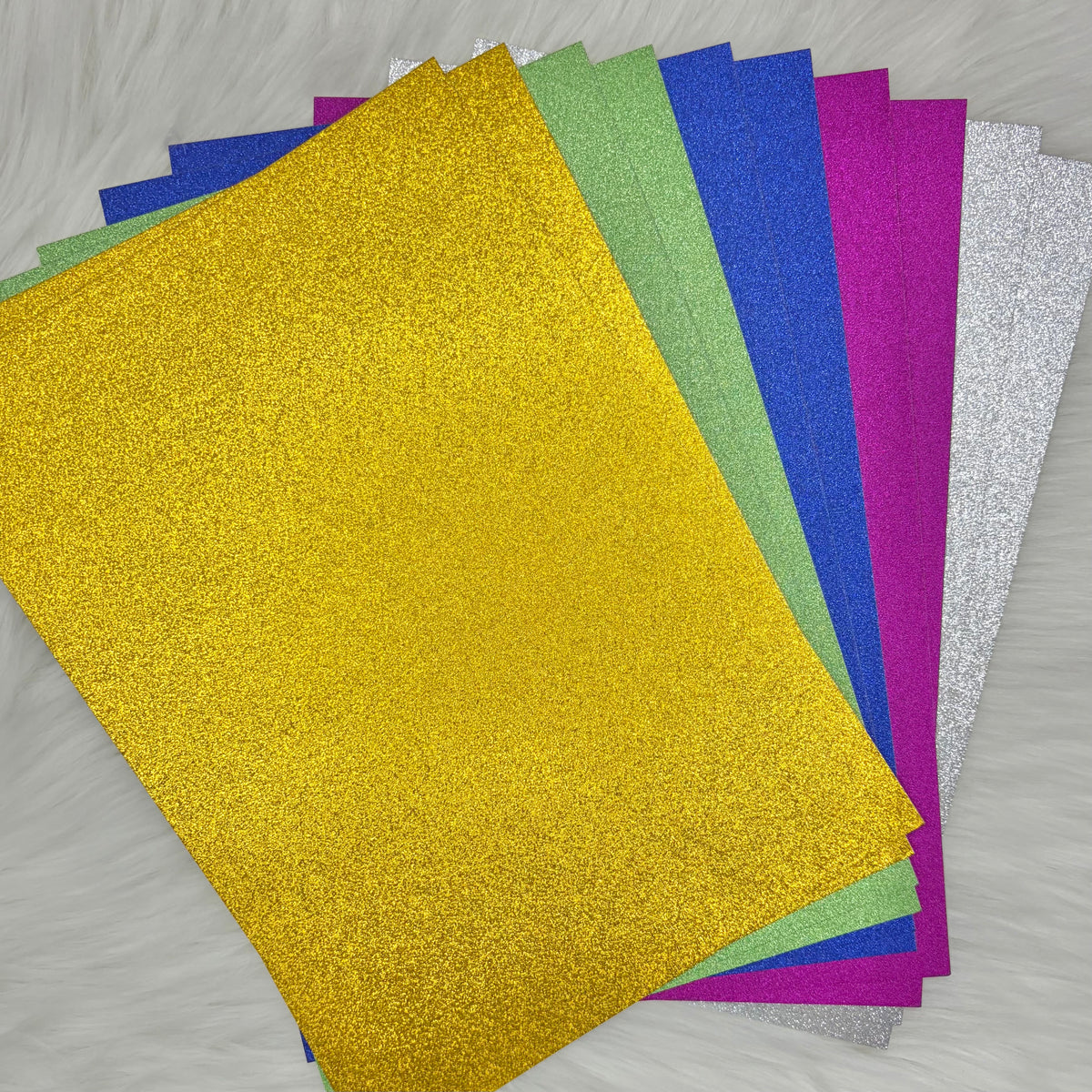 A4 Glitter Cardstock 10 Sheet Pack
