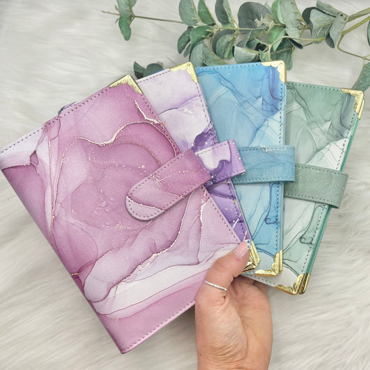 A6 Marble Print Budget Binders / Organiser