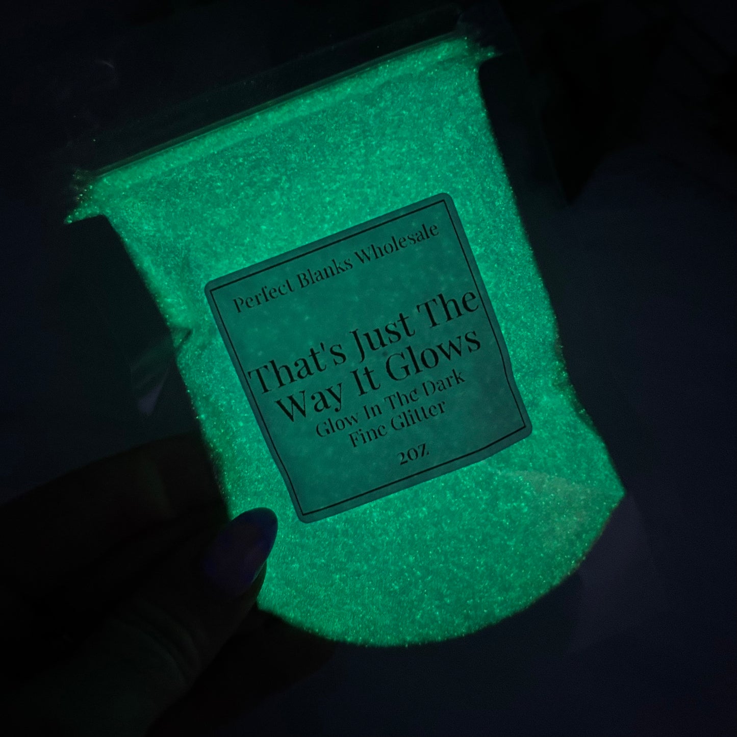 That's Just The Way It Glows - Glow In The Dark Fine Glitter