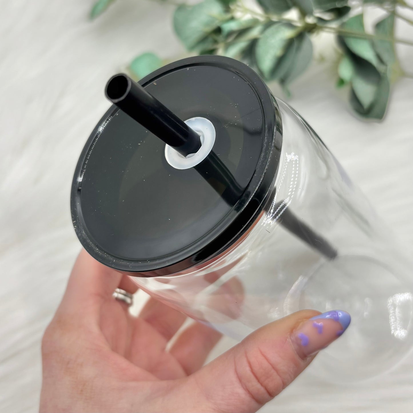 16oz Plastic Libby Can with Coloured Lid