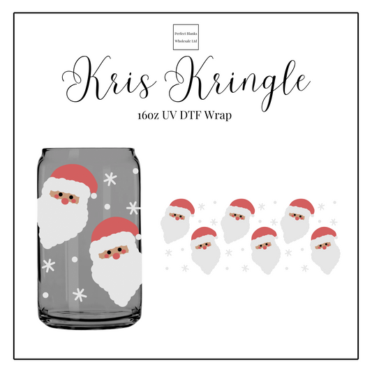 Kris Kringle 16oz UV DTF