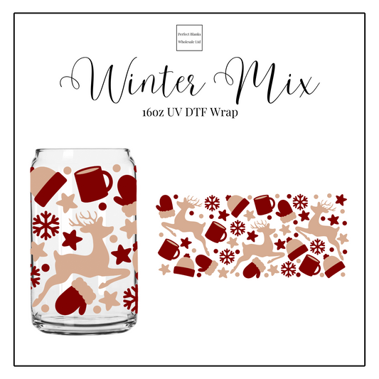 Winter Mix 16oz UV DTF