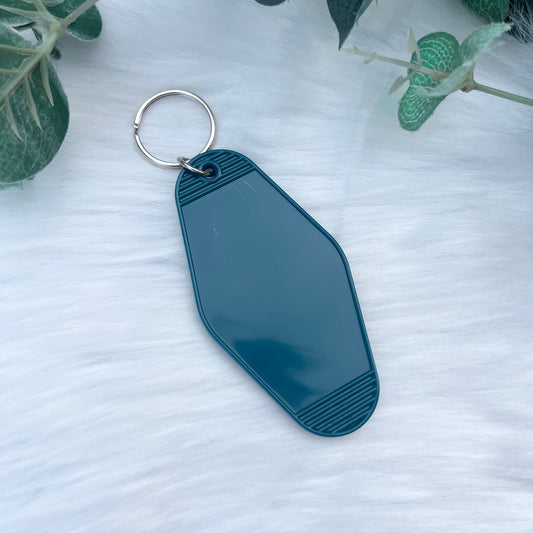 Deep Green Motel Keyring - No. 9