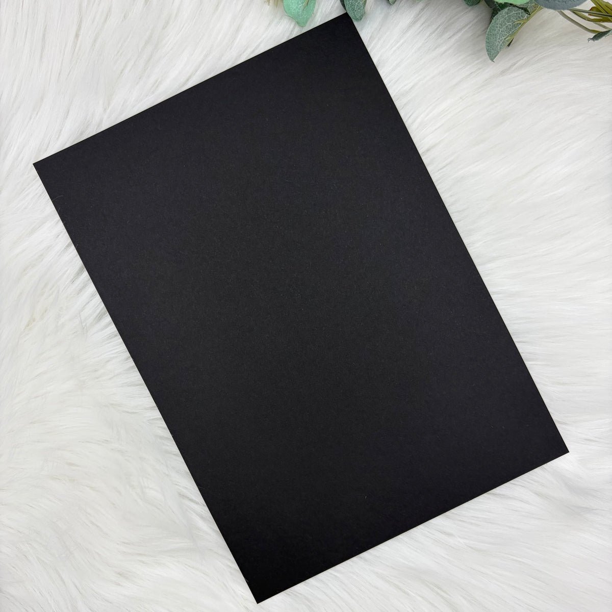 Black A4 Plain Coloured Cardstock | 240GSM
