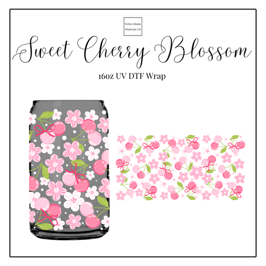 Sweet Cherry Blossom 16oz UVDTF