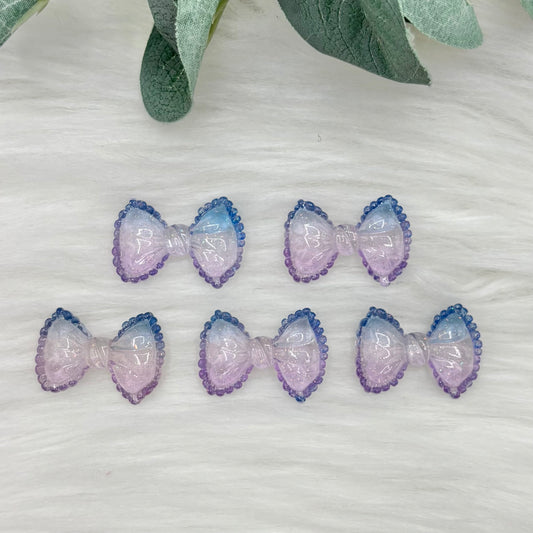 Ombré Bows - 5 Pack of Cabochons