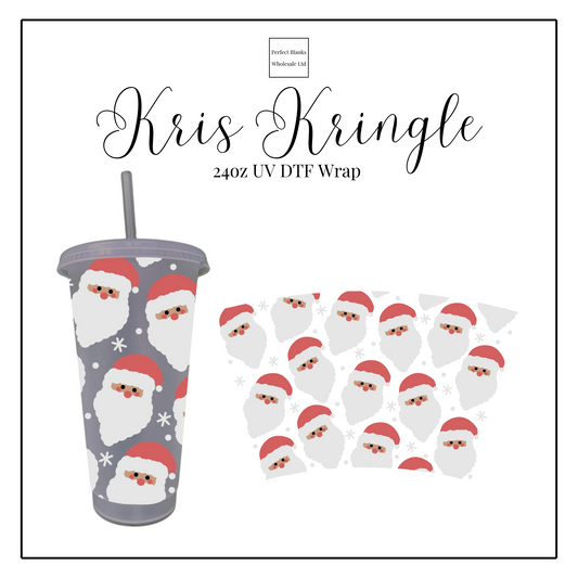 Kris Kringle 24oz UV DTF