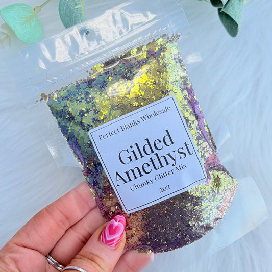 Gilded Amethyst - Chunky Glitter Mix