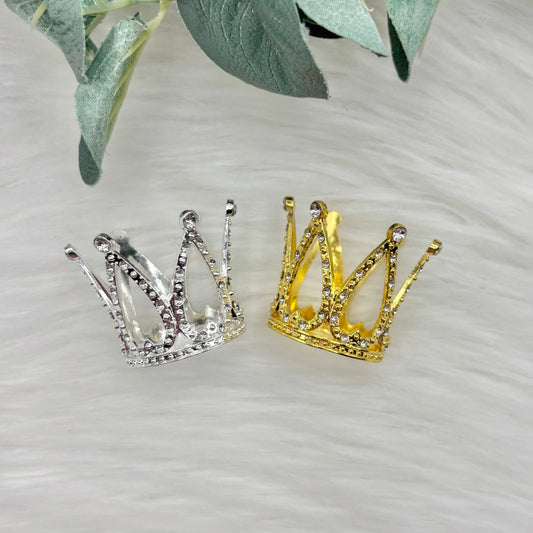 3D Diamante Crown Topper - 1 Pack Cabochon