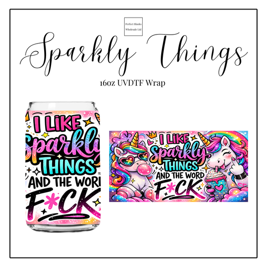 Sparkly Things 16oz UVDTF