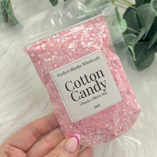 Cotton Candy - Chunky Glitter Mix