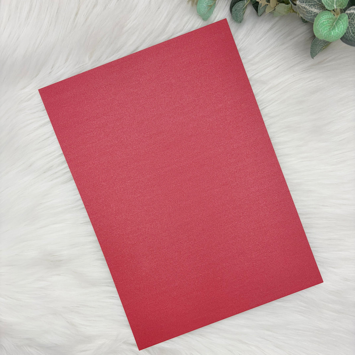 Ruby Red A4 Pearl Finish Cardstock | 300GSM