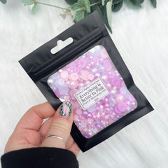 Everything Is Better In Pink - Pearl and Rhinestone mix - 1oz