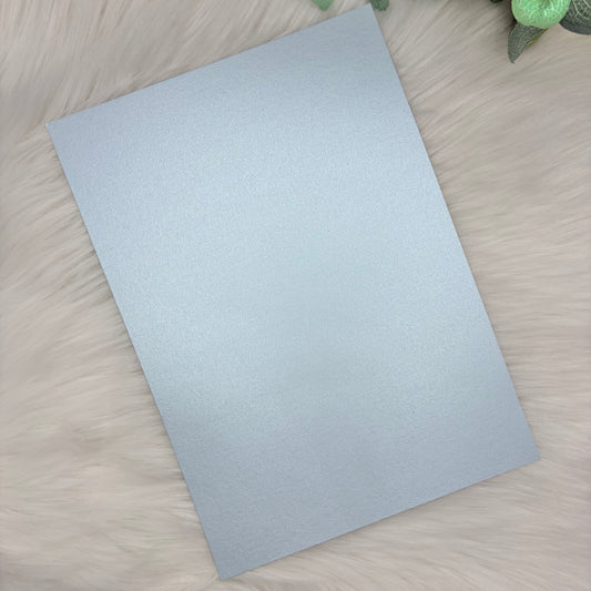 Baby Blue A4 Pearl Finish Cardstock | 300GSM