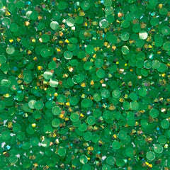 Forest Green AB Jelly Rhinestones - 5mm