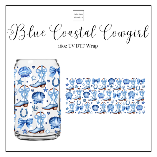 Blue Costal Cowboy 16oz UVDTF