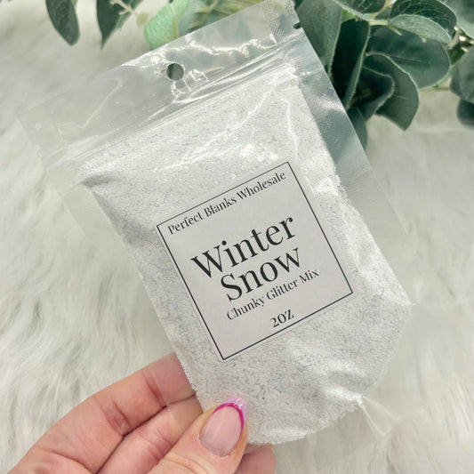 Winter Snow - Chunky Glitter