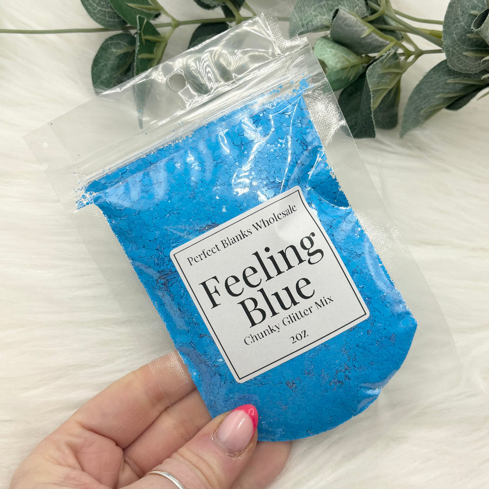 Feeling Blue - Chunky Glitter Mix