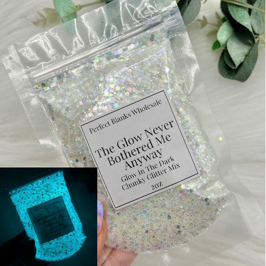 The Glow Never Bothered Me Anyway - Chunky Glow In The Dark Glitter