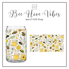 Bee Hive Vibes 16oz UVDTF