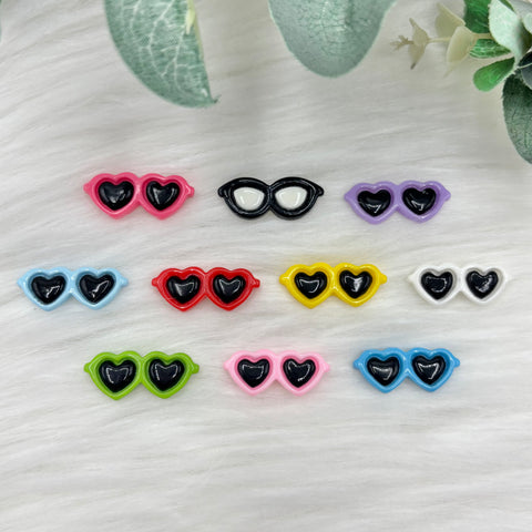Rainbow Sunglasses - Pack of 10 Cabochons