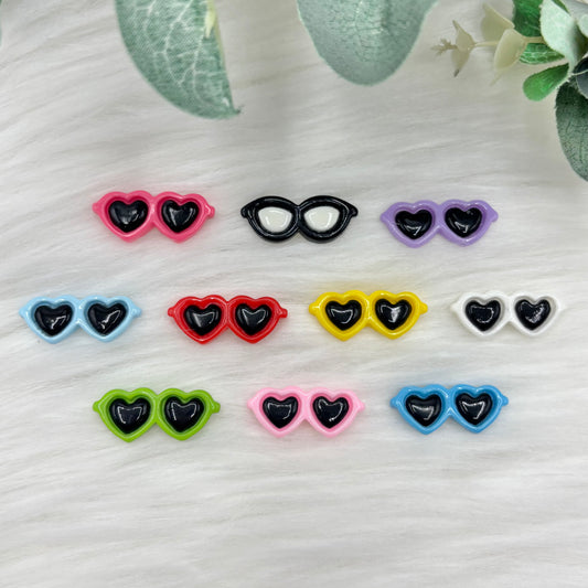 Rainbow Sunglasses - Pack of 10 Cabochons