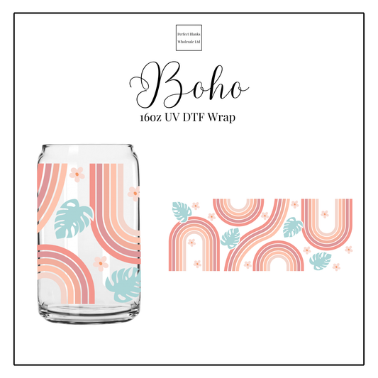 Boho 16oz UV DTF