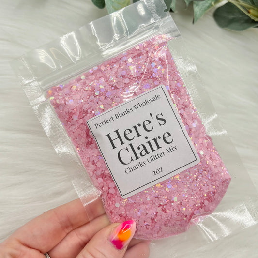 Here's Claire  - Chunky Glitter Mix
