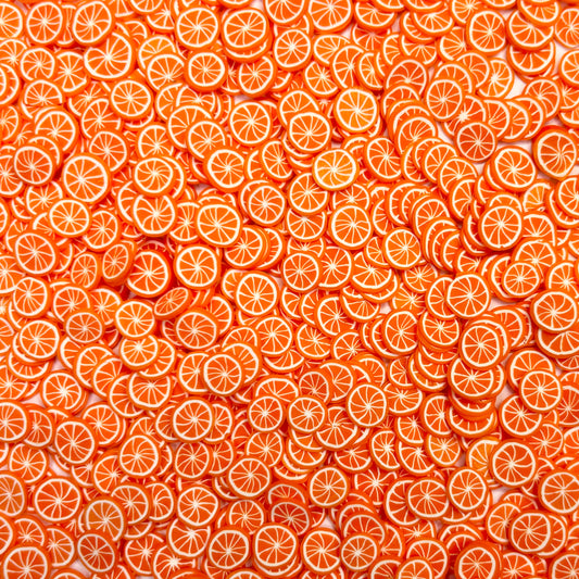 Orange Slices - Polymer Clay Slices