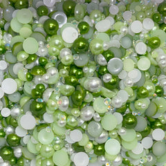 Evergreen - Pearl and Rhinestone mix 1oz