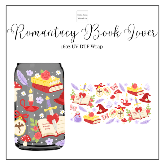 Romantacy Book Lover 16oz UVDTF