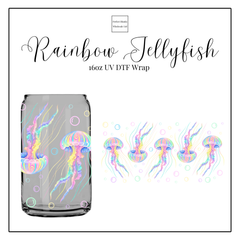 Rainbow Jellyfish 16oz UVDTF