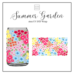 Summer Garden 16oz UVDTF