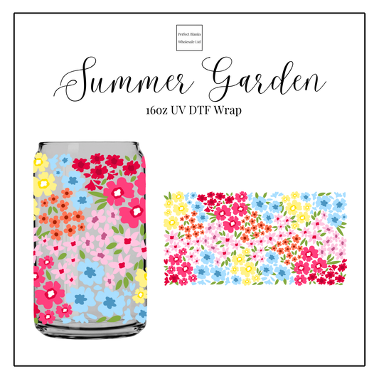 Summer Garden 16oz UVDTF