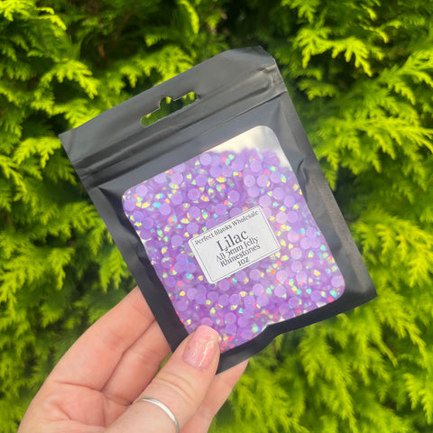 Lilac AB Jelly Rhinestones - 5mm