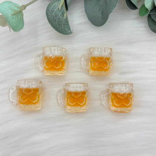 Mini Beer Tankards - Pack of 5 Cabochons